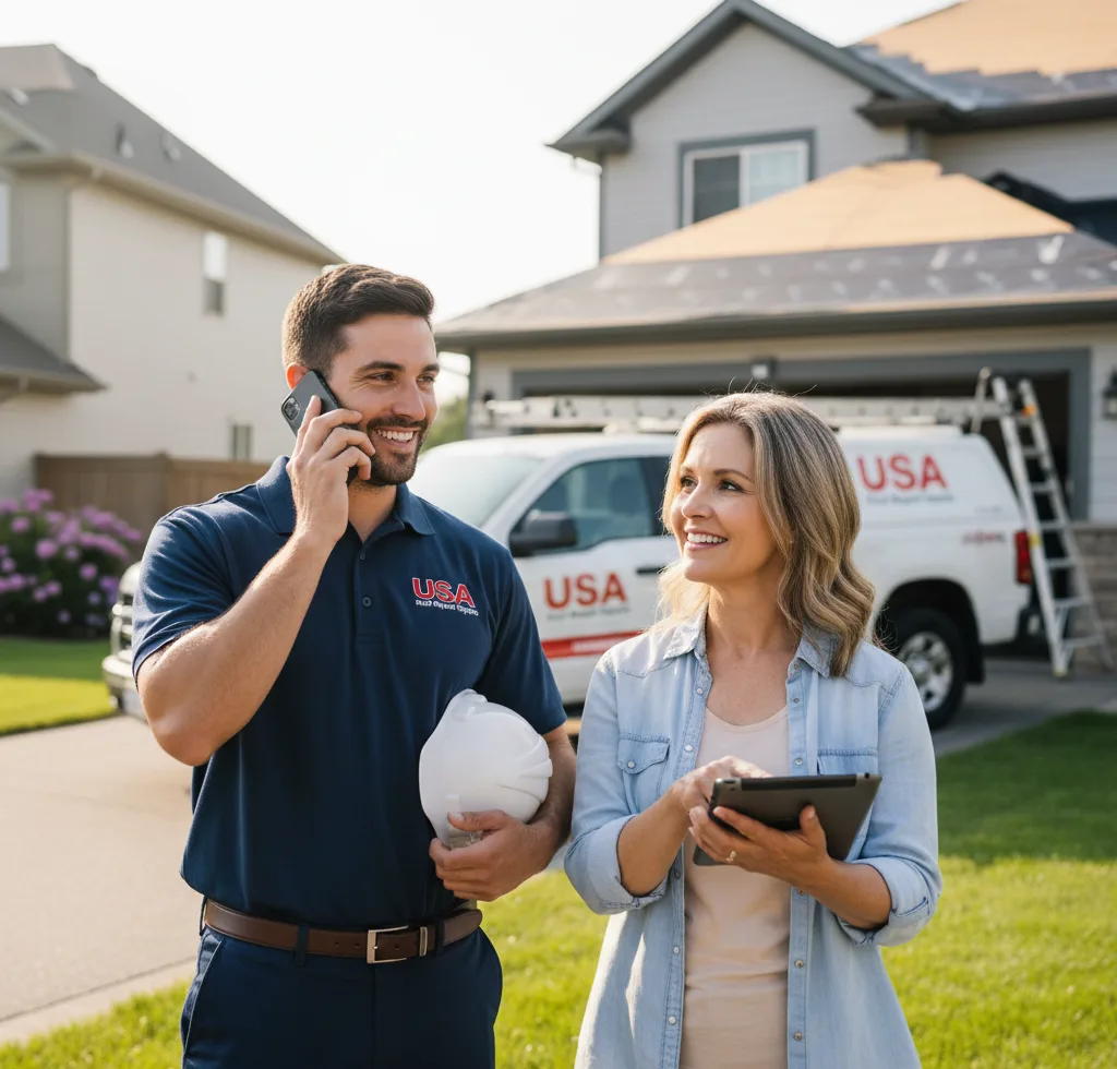 USA Roof Repair Experts customer support in Seligman
